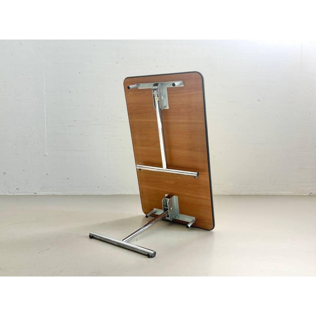 1980s Yellow Folding Table from Kelko, 1980s For Sale - Image 5 of 14