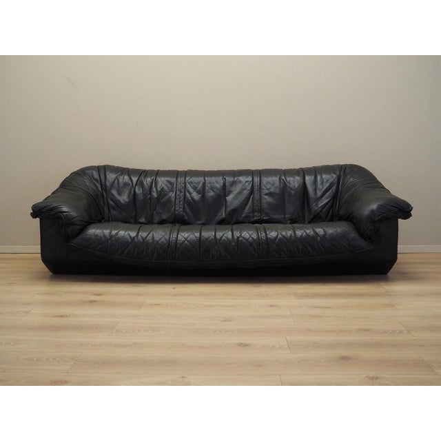 The sofa was made in the 1960s, Italian production. The structure was made of solid wood. The sofa is preserved in the...