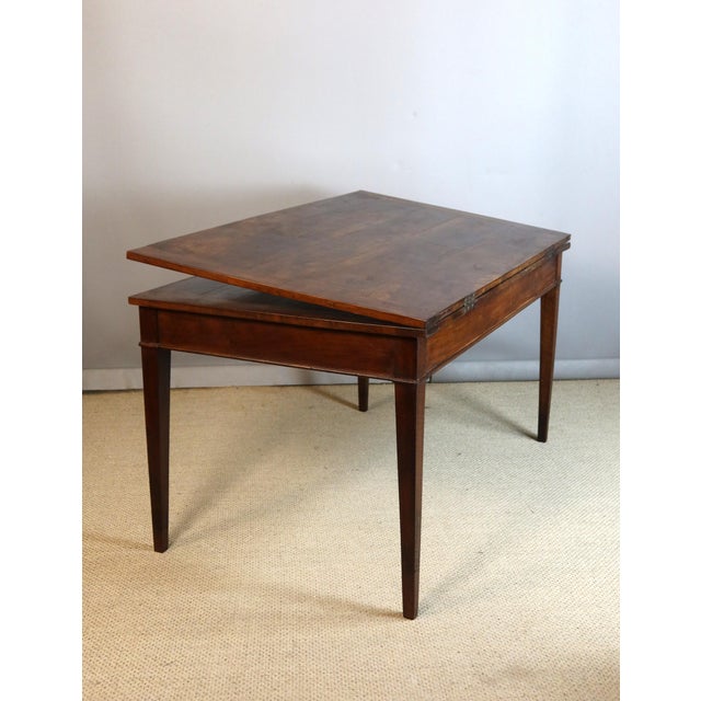 Brown Antique Folding Table, 1800s For Sale - Image 8 of 11