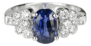 Late 20th Century Ceylon Sapphire Ring, Size 6.25