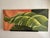 Original 34" × 72" oil on canvas. Contemporary tropical palm composition with rich layered greens and warm sunset tones....