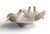The manufacturer is unknown,this centerpiece bowl features three hand-modeled pigeons (or doves) landing gracefully upon a...