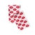 2020s Embrasse Moi Lips Cotton Linen Tea Towel - Set of Two For Sale - Image 5 of 5