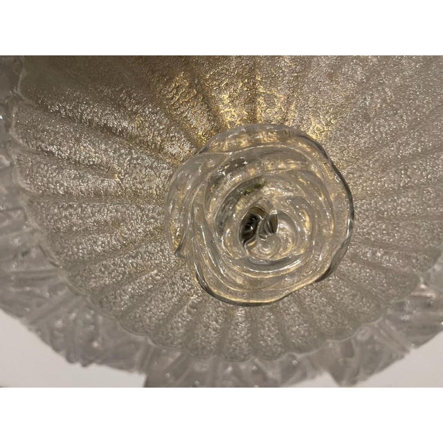 Venetian Murano Glass Flush Mounts, 1960s, Set of 2 For Sale - Image 10 of 17