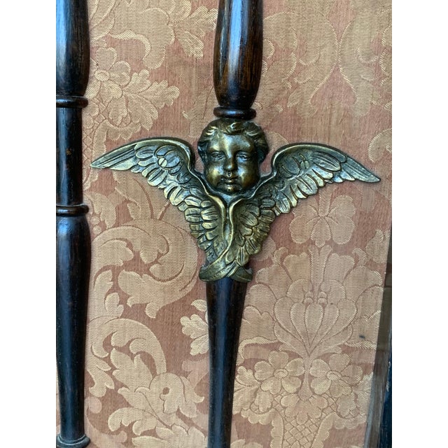 19th Large Carved Spanish Solid Walnut Coat Rack Stand or Entry For Sale - Image 9 of 18