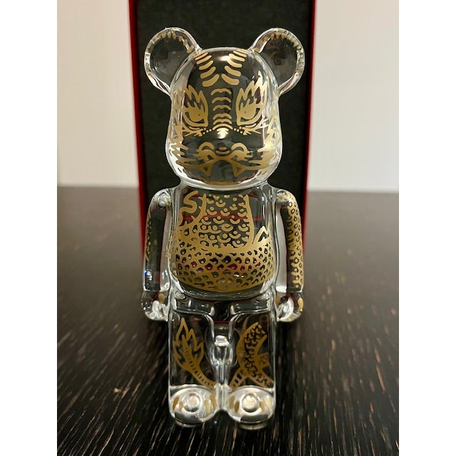 This Baccarat Be@rbrick Dragon is a limited edition collectible crafted in France from Baccarat crystal with refined gold...