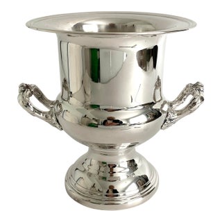Silver Champagne or Wine Cooler For Sale