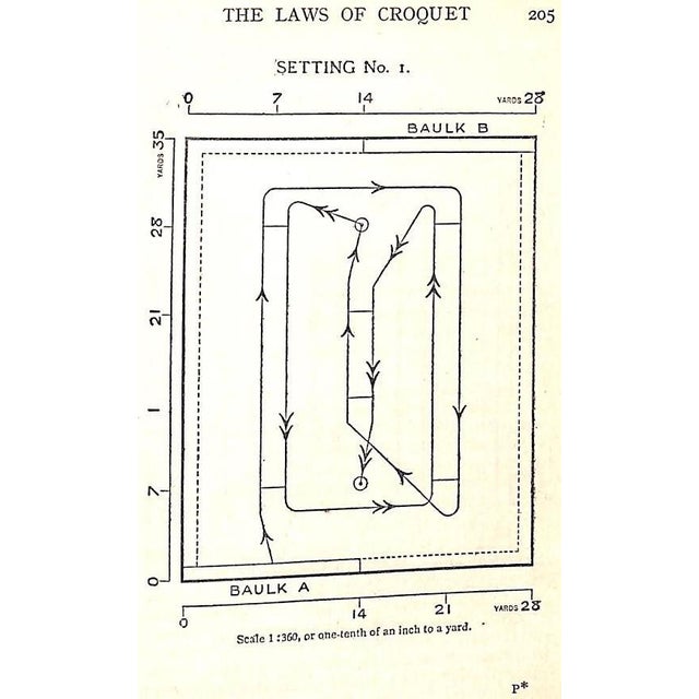 Traditional "Modern Croquet Tactics: Together With the Laws" 1912 Locock, c.d. For Sale - Image 3 of 9