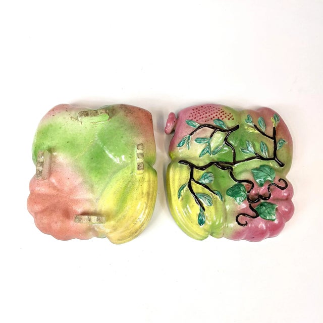 19th Century Chinese Large Porcelain Box of Four Fruits For Sale - Image 4 of 7