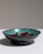 Gemstone 1970s Italy Teal Ceramic Serving Bowl For Sale - Image 7 of 15