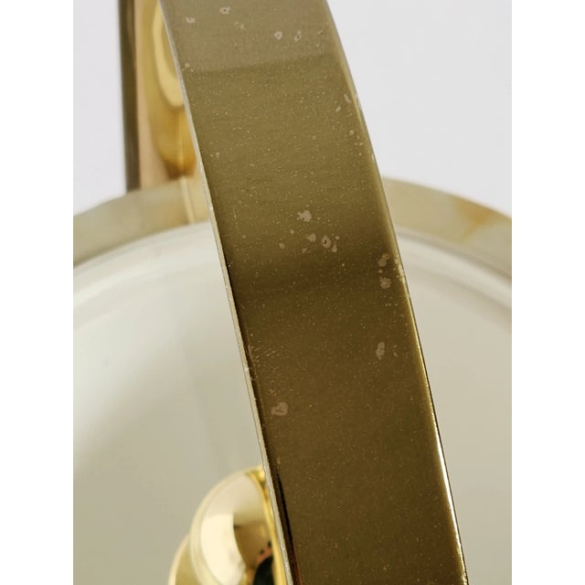 Mid Century Morgan & Co Bucket Brigade Faux Marble Ice Bucket For Sale - Image 11 of 12