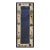 1920s Antique Blue Open Field Geometric Chinese Peking Handknotted Runner Rug For Sale