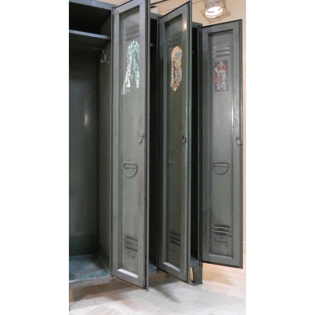 1960s Vintage Italian Metal Military Locker from Officina Di Ricerca, 1960s For Sale - Image 5 of 17