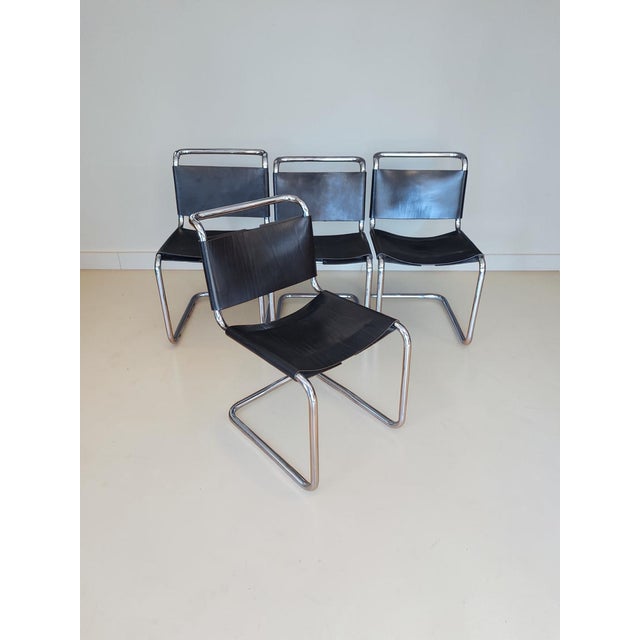 Spoleto chair designed by KnollStudio in the 1970s as a tribute to the cantilever chairs designed during the Bauhaus...