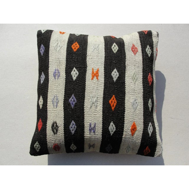 Textile Kilim Rug Pillow For Sale - Image 7 of 11