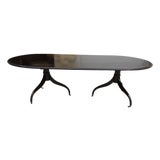 Dessin Fournir Georgian Double Pedestal Extendable Dining Table For Sale