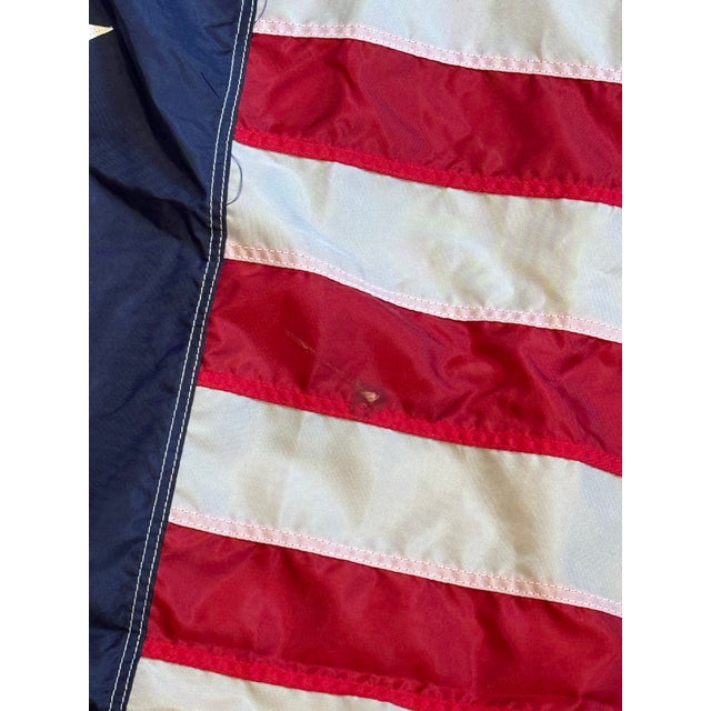 Late 20th Century Late 20th Century Vintage United States Flag For Sale - Image 5 of 5