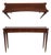 Theodore Alexander Georgian Style Mahogany Console Table For Sale