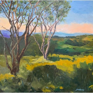 Spring in the Hollow, Original Oil Painting by Julia Lawing For Sale