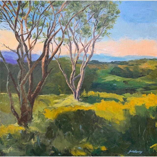 Spring in the Hollow, Original Oil Painting by Julia Lawing For Sale