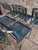 20th Century French Spaghetti Chairs and Ottoman with Chrome Frame, 1960s, Set of 7 For Sale - Image 9 of 18