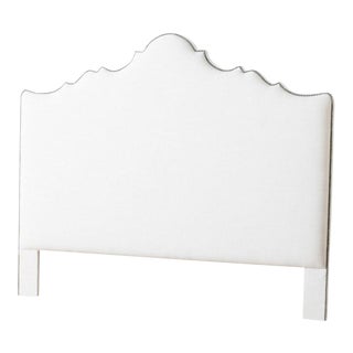 Paliazo Upholstered Linen King Headboard For Sale
