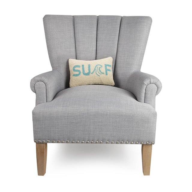 100% wool hooked throw pillow / accent pillow. Cotton/Velvet Blend backing. Includes 100% polyester insert with zipper...