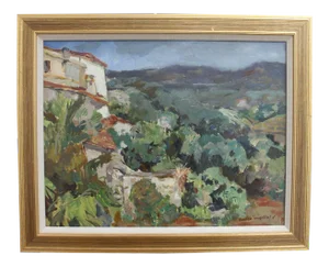 The Valley in Biot Côtes Dazur by Lucien Martial, 1960s