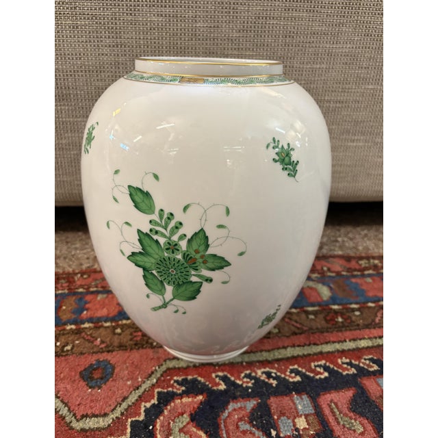 Apponyi Porcelain Vase with Chinese Bouquet from Herend, 1950s For Sale - Image 10 of 10