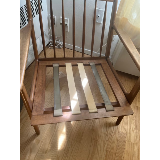 Vintage Midcentury Modern Scandinavian Armchair For Sale - Image 9 of 9