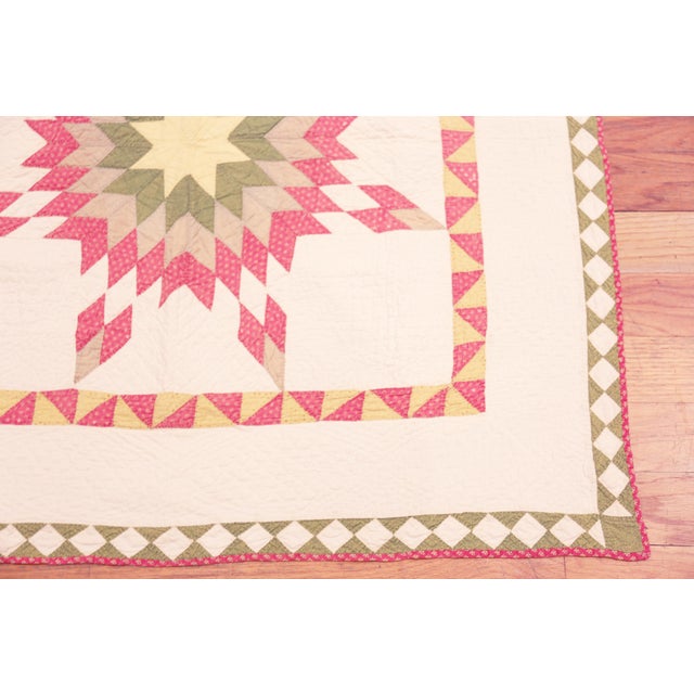 19th Century Nazmiyal Collection Antique American Quilt Textile For Sale - Image 5 of 6