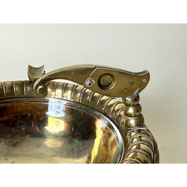 Gold Art Deco Austrian Brass Ashtray with Integrated Cigarette Cutter, 1920s For Sale - Image 8 of 13