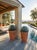 Pair of Mid-Century Rustic Italian Terracotta Vaso Planters For Sale - Image 10 of 11
