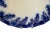 Victorian Antique w.h. Grindley Flow Blue Argyle 17" Oval Serving Turkey Platter C. 1895 Made in Staffordshire England For Sale - Image 3 of 5