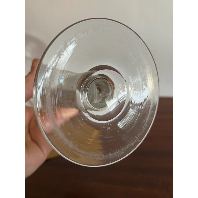 Glass 19th Century Georgian Anglo-Irish Etched Glass Vase For Sale - Image 7 of 12