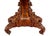 Wood Danish Carved Flame Mahogany Center Table, 1860s For Sale - Image 7 of 12