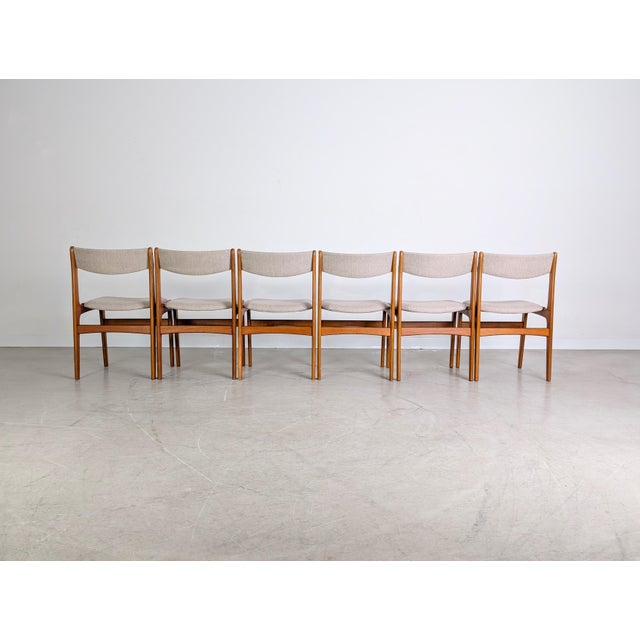 Vintage Chairs in Teak by Erik Buch, Set of 6 For Sale - Image 5 of 10