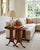Sienna Set of 2 Vintage Edwardian-Style Burl Walnut Nesting Tables For Sale - Image 8 of 12