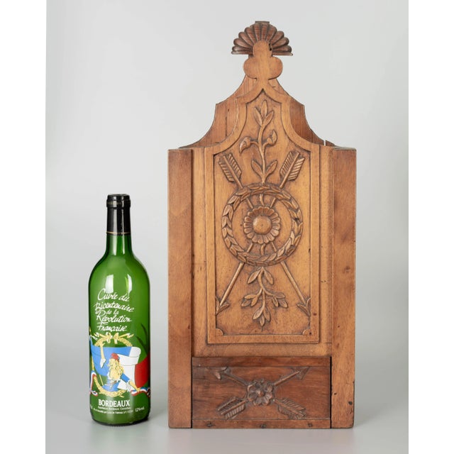 Brown 19th Century French Provencal Walnut Fariniere Box For Sale - Image 8 of 10