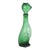 Large green glass cat-shaped decanter made by Empoli (Italy); a vintage Italian design piece from the 1960s. These...