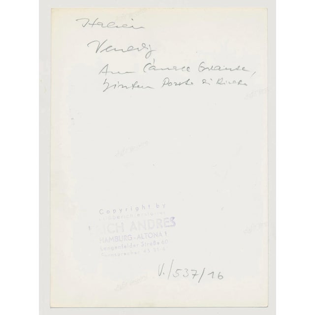 Silver Gelatine Print by Erich Andres, ca 1950. Andres was born 1905 in Germany and passed away 1992. He started his...