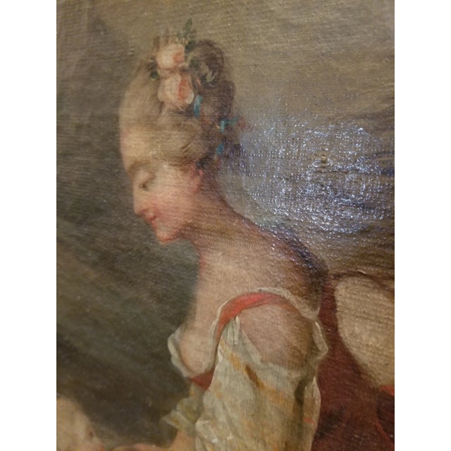 18th Century French Trumeau Mirror For Sale - Image 10 of 11