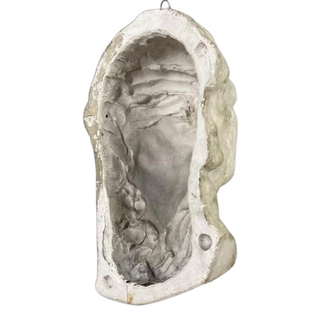 Sculpture Materials Antique Artist’s Plaster Portrait Head For Sale - Image 7 of 7