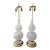 1990s Post Mid Century Modern Pair Rock Crystal Lamps - a Pair For Sale
