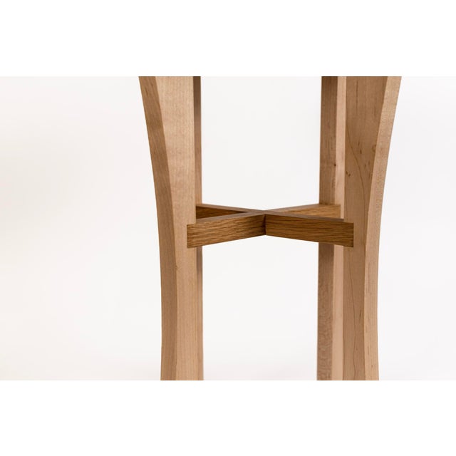 Not Yet Made - Made To Order Mid-Century Modern New Build Floating Top End Table/Accent Table For Sale - Image 5 of 6