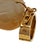 18k Gold Yellowish Orange Carved Jade Animal Pendant Enhancer For Sale - Image 4 of 4