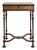 1880-1889 France Rich Walnut Brown Inlaid Walnut Side Table For Sale