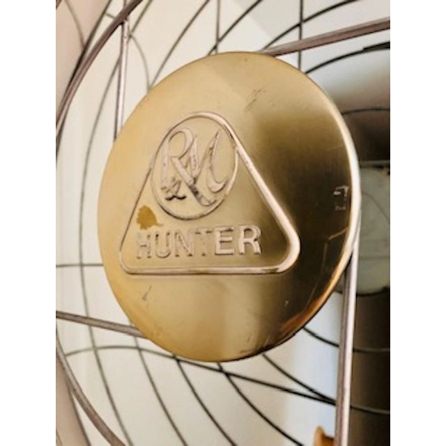 Industrial Fan Cage Mirror For Sale - Image 4 of 8