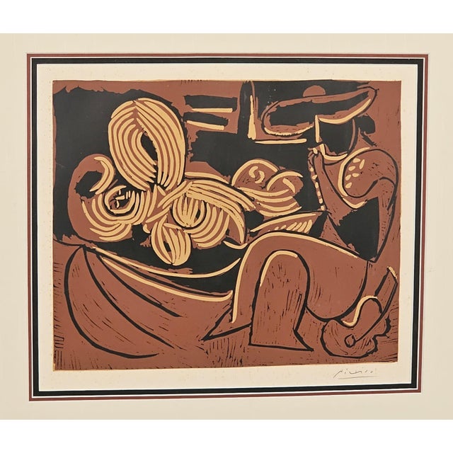 An engraving after Picasso, circa 1980.