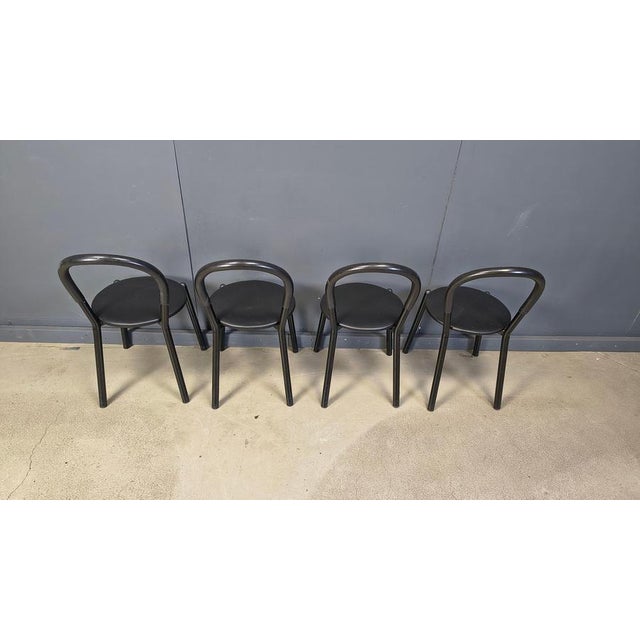 Italian Postmodern Dining Chairs, 1980s, Set of 4 For Sale - Image 9 of 17